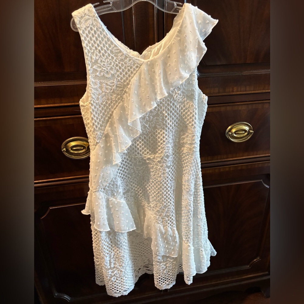BCBGirls White Textured Dress